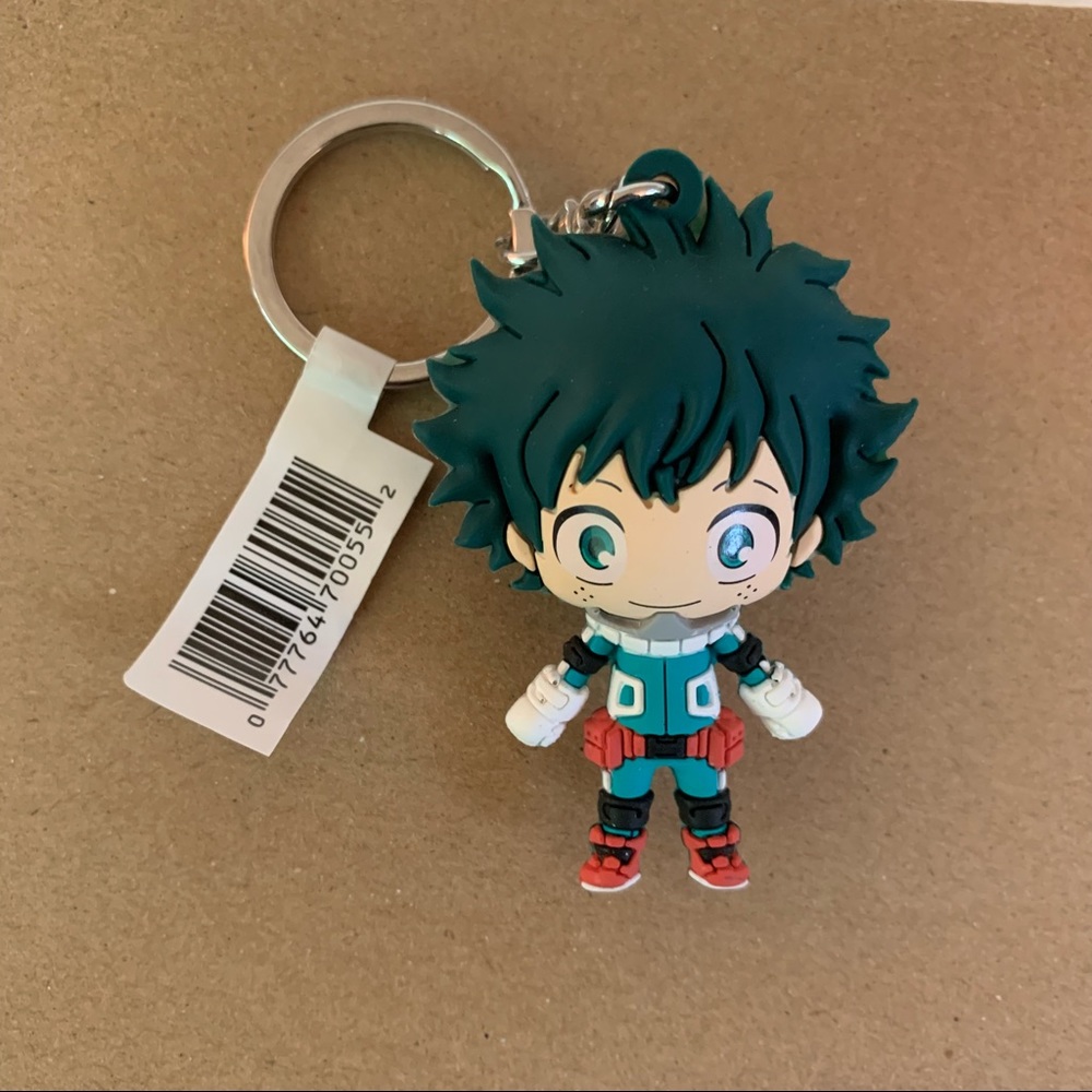NWOB My Hero Academia 3D Figural Keychains - Izuku Midoriya - Hero Suit